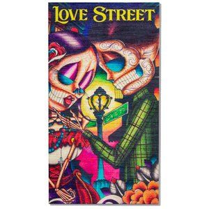 Love Street Day of the Dead Artwork Wooden Hanging